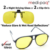 Night Driving Glasses or Clip-On's