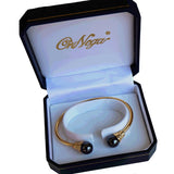 24K Gold Plated Magnetic Therapy Unisex Bangle.