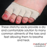 Medipaq® Five Toe Protective Sock x2