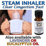 Steam Inhaler - Soothe Sinus Pain & Clear Blocked Noses Effortlessly!