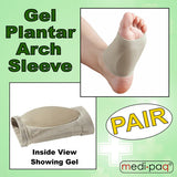 Plantar Fasciitis Arch Sleeve - Proven to reduce pain from plantar fasciitis, tendonitis, heel spurs, cuboid syndrome and heel neuromas.