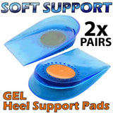 DELUXE Dual Density Gel ARCH SUPORT Full-Length Insoles - (2x Pairs) Relieve Foot, Leg and Back Ache Now!