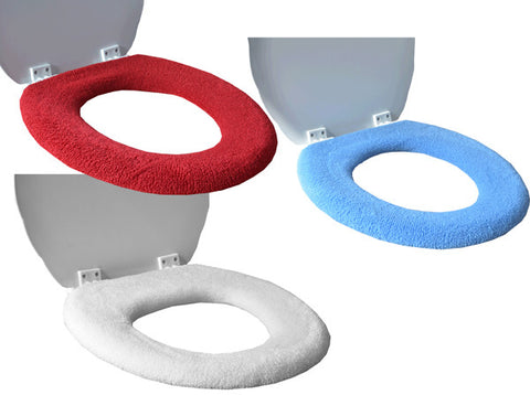 Toilet Seat Cover with Super Warm Fleece - The great way to stay warm and comfortable all year round - not just for winter!