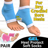 Recovery Gel Heel Socks - Protects and Eases Sore and Damaged Heels