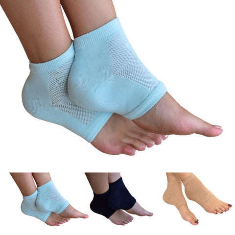 Recovery Gel Heel Socks  Get On The Road To Recovery! - No More Friction!  Walk comfortably again with our Recovery Gel Heel Socks. These special active gel pads, enclosed in a pull-on elasticated fabric brace, protect your damaged heels from discomfort caused by long or short term injuries and ailments.