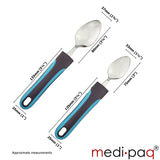 Easy Pick-Up Comfort Grip Cutlery Set - Great for Elderly Or Those With Weak Grasp