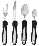 Comfort Grips Cutlery - Great for the Elderly