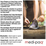 Medipaq® Gel Tube Toe/Finger Padded Bandage