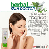 Medipaq Dark Mark Erase – Herbal Skin Doctor - 100ml Tube - The Anti Ageing Cream - Highly Effective – Reduce/Remove Age Spots, Freckles and Pigmentation Marks in Weeks!