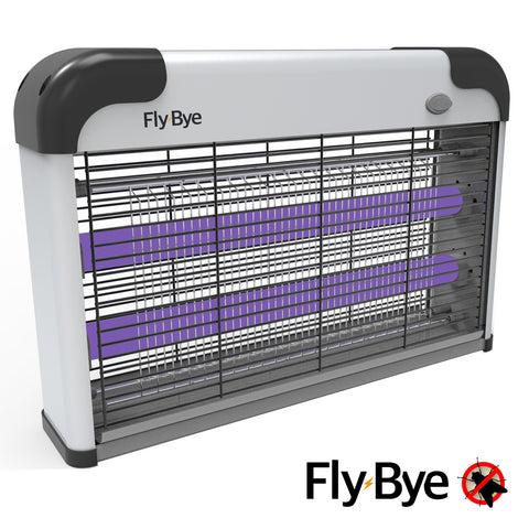 Fly-Bye - Insect Killer 20W UV light Attract And Zap Flying Insects - The Power Of A Commercial Zapper Made For The Home - 2800v Killing Mesh Grid - [Genuine Newly Launched For 2019]