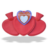 Multi-Pack Luxury Heart Shaped Hot Water Bottles