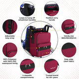 Medipaq Deluxe Wheelchair Bag - [Upgraded Version] Attaches To The Handles To Provide Useful and Convenient Storage