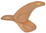 DELUXE Leather High Arch Support 3/4 Length Insoles