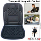 Car Seat SUPPORT Cushion - 24 Air-Flow Pockets - 8 Magnets + BACK and SIDE Supports!