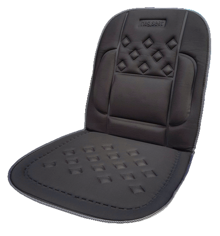 Car Seat SUPPORT Cushion - 24 Air-Flow Pockets - 8 Magnets + BACK and SIDE Supports!