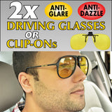 Night Driving Glasses or Clip-On's