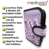 7 Day Tapestry Pill Organiser Box