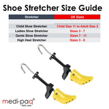 2 x Premium Plastic Shoe Stretchers - Two-Way Expand Both The Width and The Length - (2 x High Heel Stretchers)