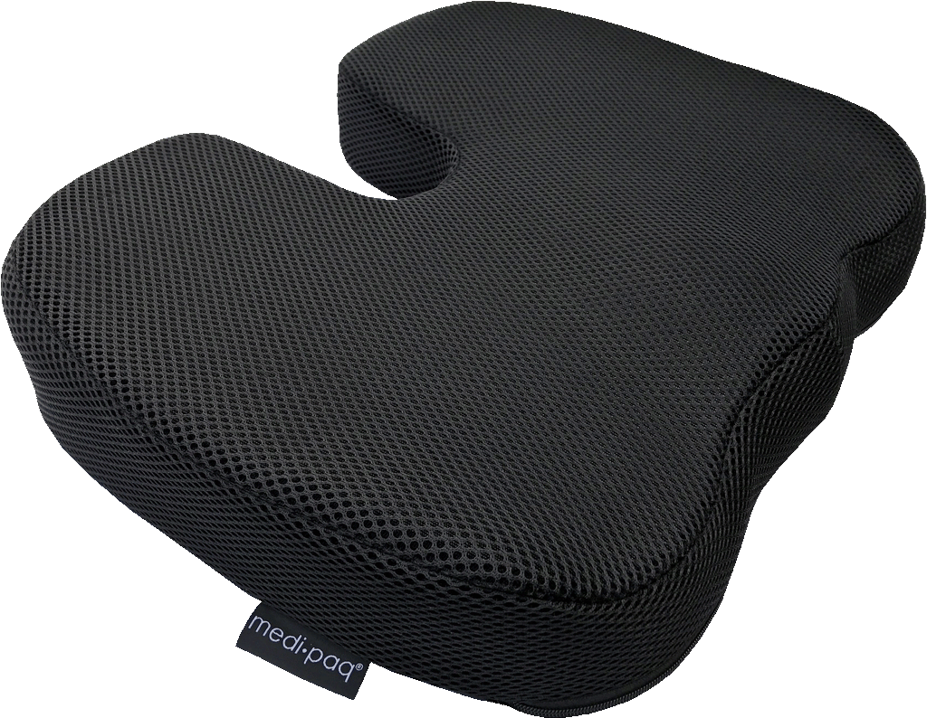 Medipaq® Memory Foam Coccyx Cushion Back Support