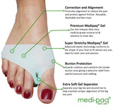 Medipaq® Gel Toe Separator with Embedded Aloe Vera (1x Pair)