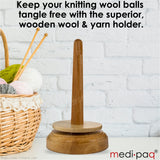 Mother's Day Gift - Spinning Wool / Yarn Ball Holder - Stress Free Knitting!